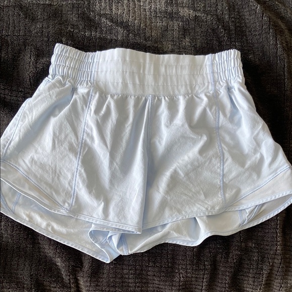 Lululemon Athletica Light Blue Athletic Shorts - Picture 1 of 3